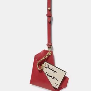 Kate Spade Yours Truly Origami Heart Bag Charm NWT